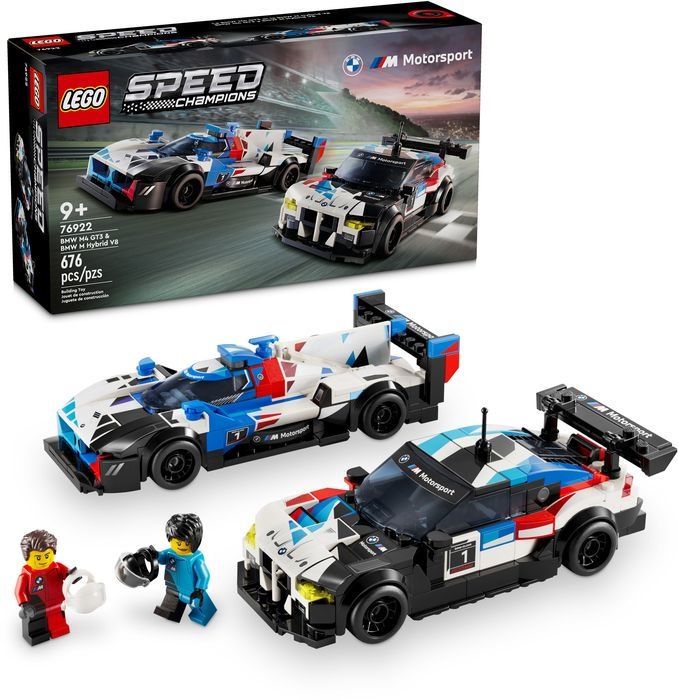 LEGO Speed Champions BMW M4 GT3 &amp; BMW M Hybrid V8 76922