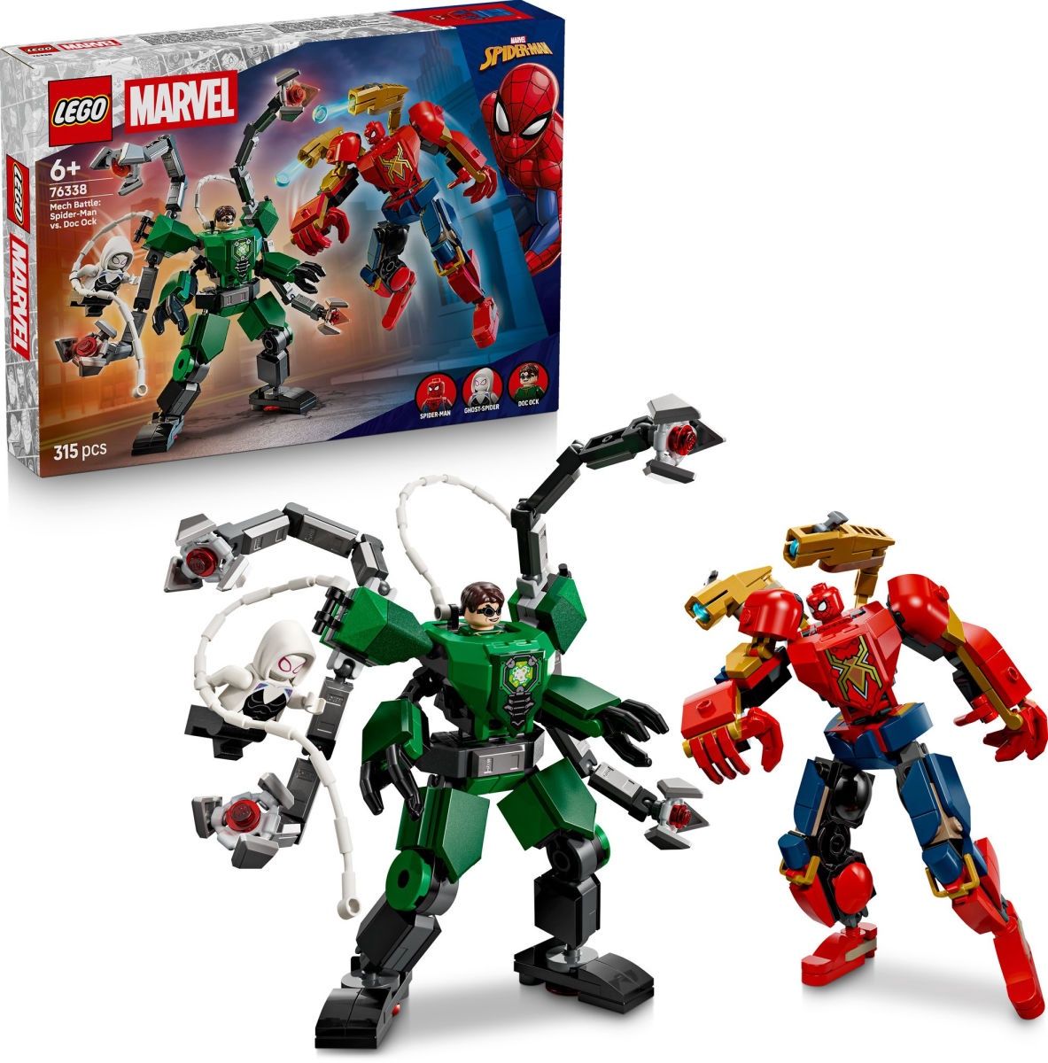 LEGO Super Heroes Marvel Mech Battle: Spider-Man vs. Doc Ock 76338