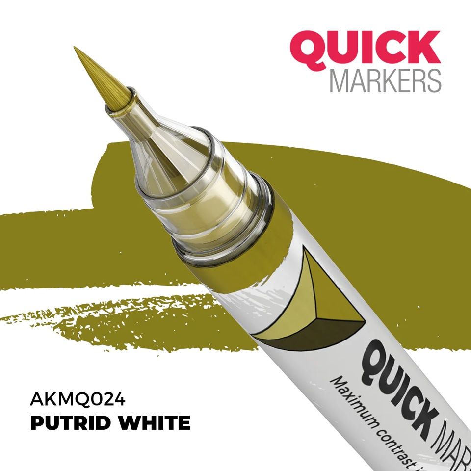 AK Interactive Quick Marker Putrid White MQ024