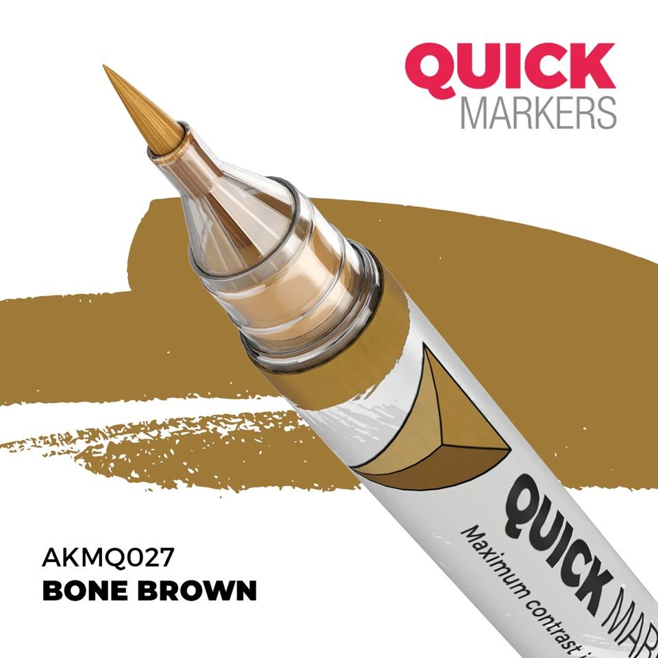 AK Interactive Quick Marker Bone Brown MQ027