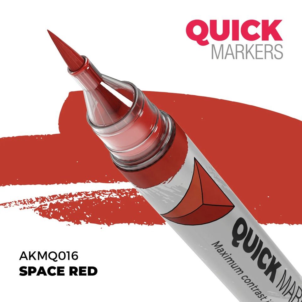 AK Interactive Quick Marker Space Red MQ016
