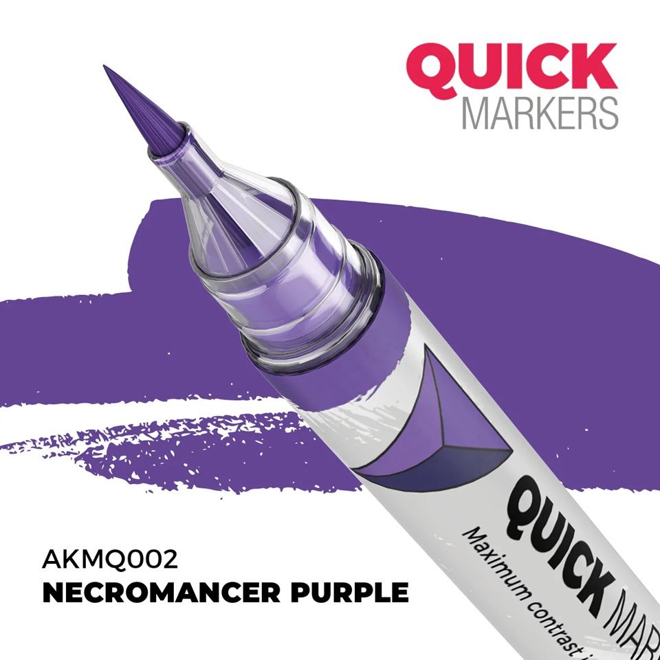 AK Interactive Quick Marker Necromancer Purple MQ002