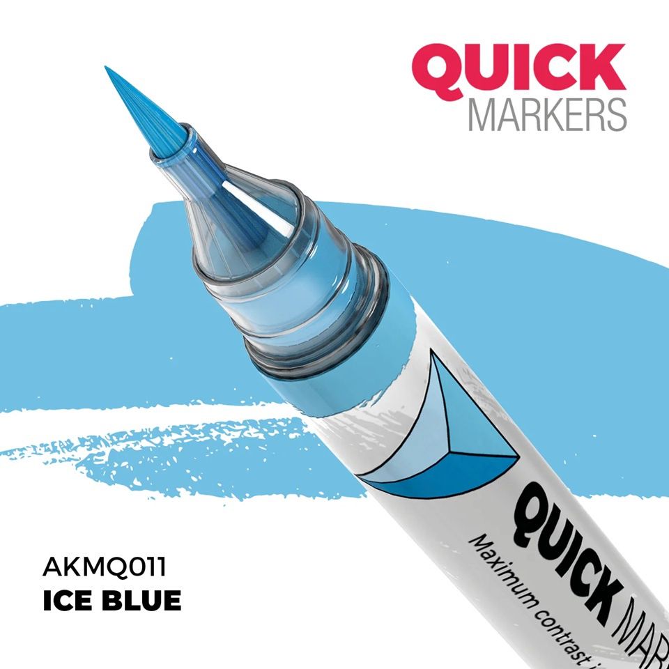 AK Interactive Quick Marker Ice Blue MQ011