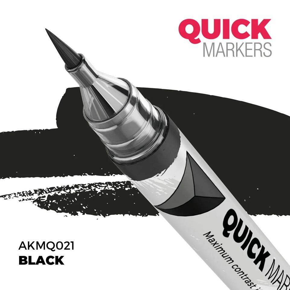 AK Interactive Quick Marker Black MQ021