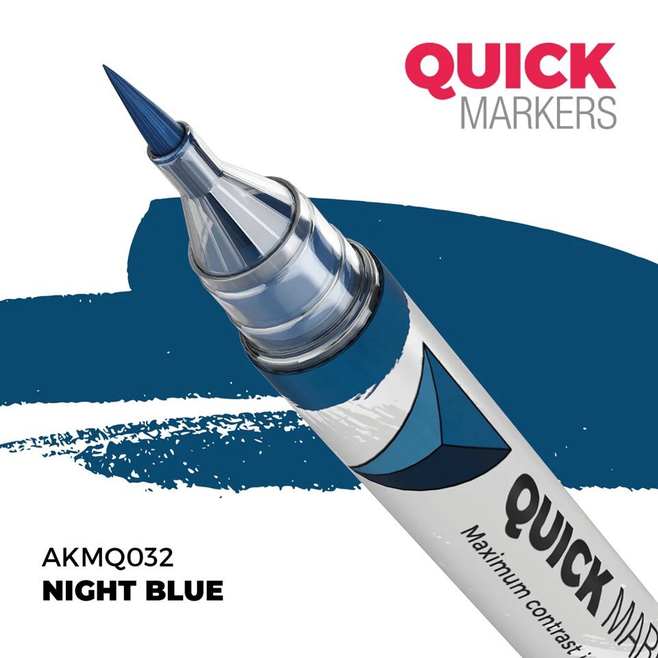 AK Interactive Quick Marker Night Blue MQ032