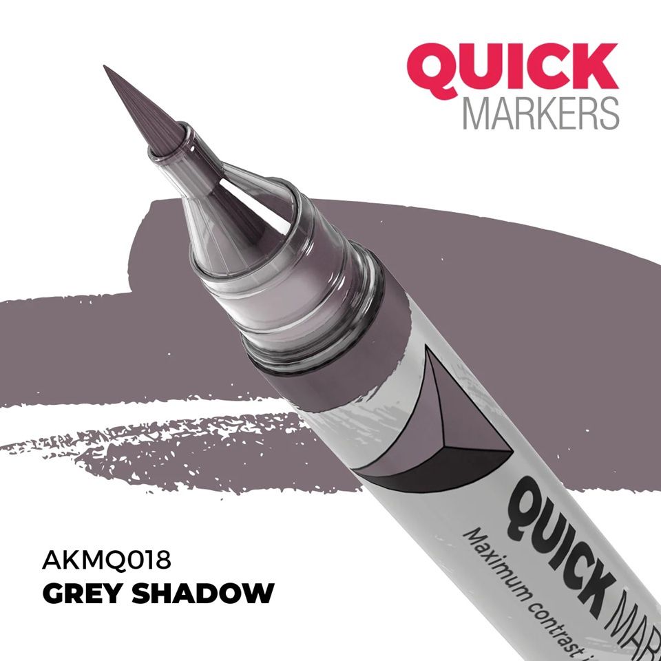 AK Interactive Quick Marker Grey Shadow MQ018