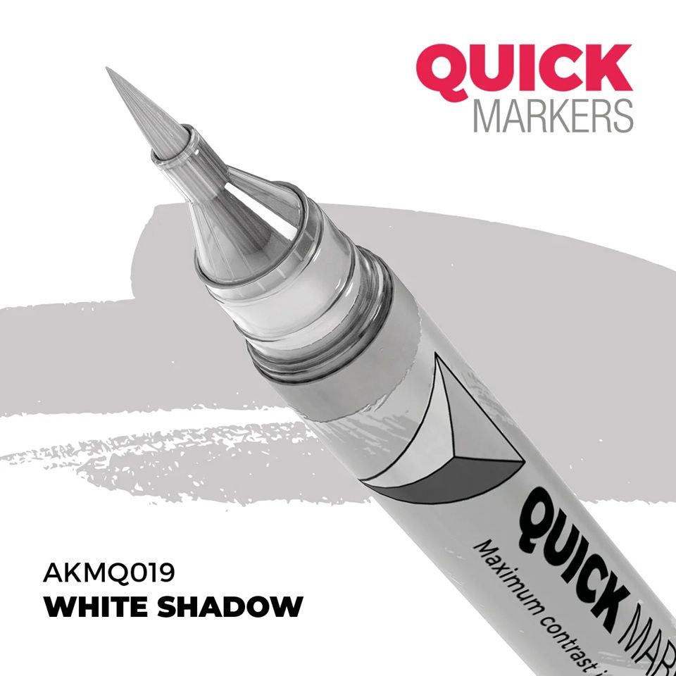 AK Interactive Quick Marker White Shadow MQ019