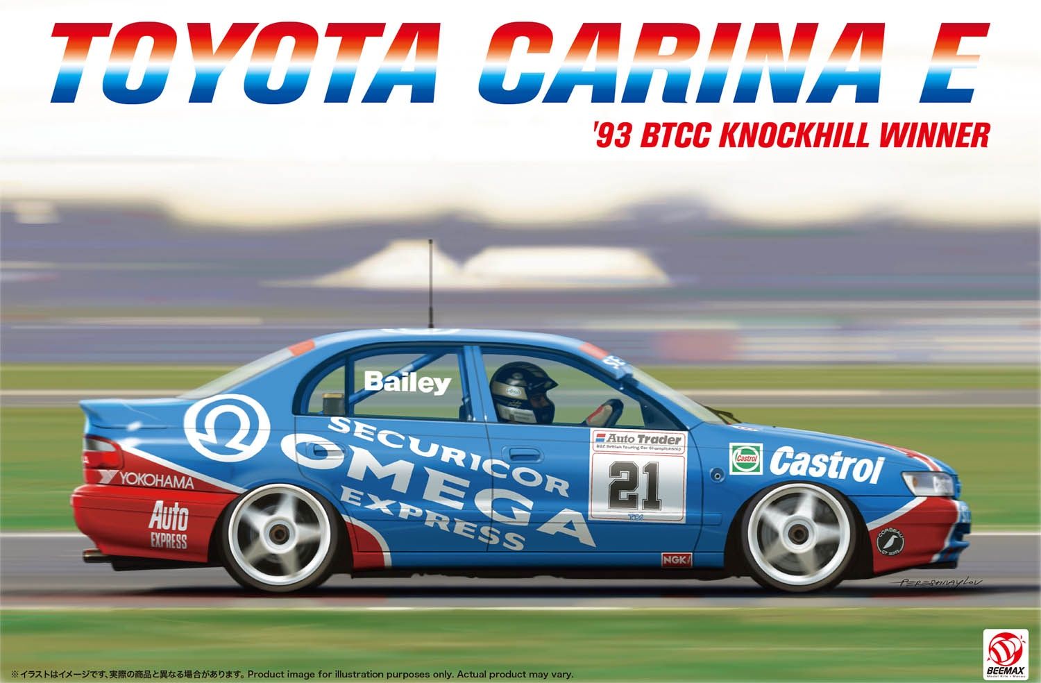 Platz 1/24 Beemax Toyota Carina E '93 BTCC Knockhill Winner BX24031