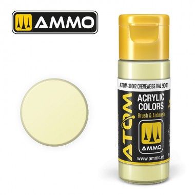 AMMO by Mig ATOM Cremeweiss RAL 9001 (FS37855) 20ml 20002