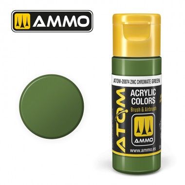 AMMO by Mig ATOM Zinc Chromate Green 20ml 20074