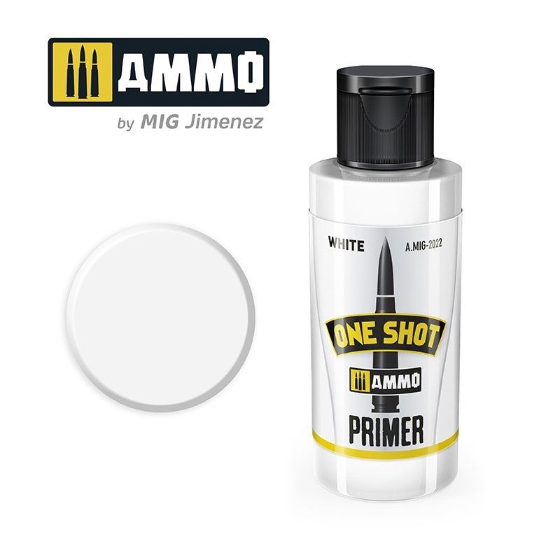 AMMO by Mig One Shot Primer - White (60ml) 2022