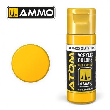 AMMO by Mig ATOM Gold Yellow (FS33432) 20ml 20020