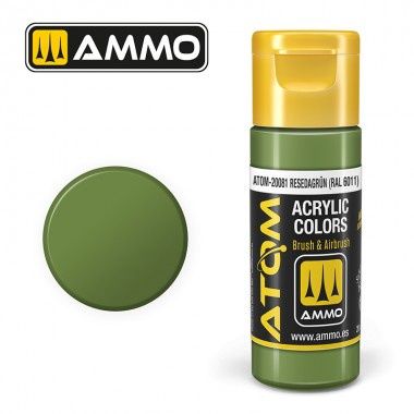 AMMO by Mig ATOM Resedagrün RAL 6011 (FS34227) 20ml 20081