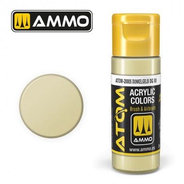 AMMO by Mig ATOM Dunkelgelb DG III (FS27855) 20ml 20005