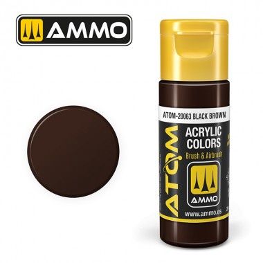 AMMO by Mig ATOM Black Brown 20ml 20063