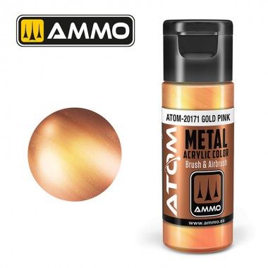 AMMO by Mig ATOM Metallic Gold Pink 20ml 20171