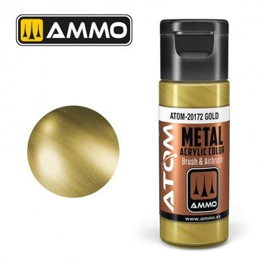 AMMO by Mig ATOM Metallic Gold 20ml 20172