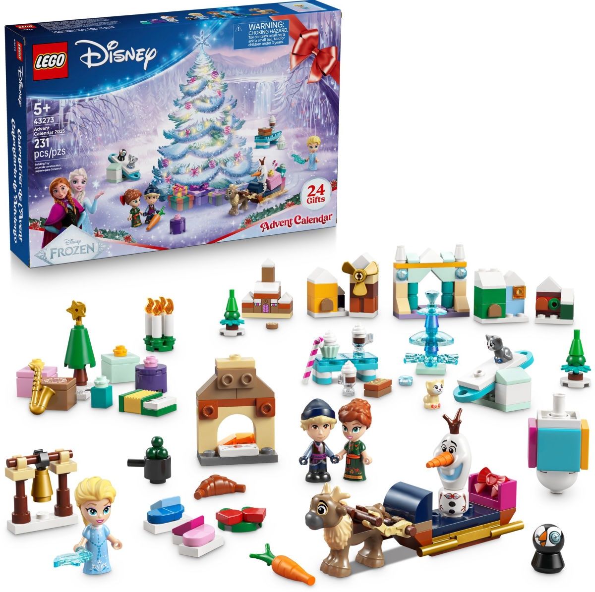 LEGO Disney Princess Advent Calendar 2025 43273
