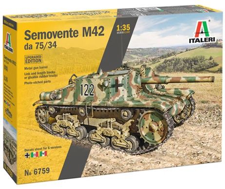 Italeri 1/35 Semovente M42 da 75/34 Upgraded 6759