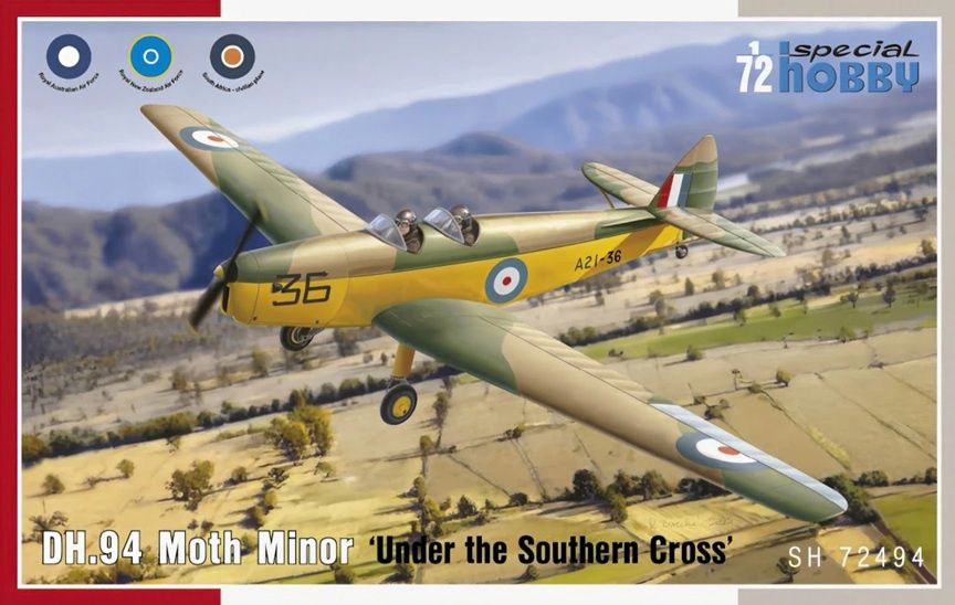 Special Hobby 1/72 DH.94 Moth Minor 'Under the Southern Cross' 72494