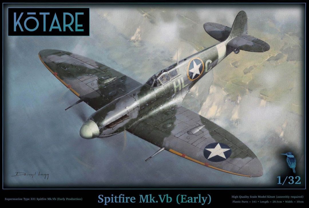 Kotare 1/32 Spitfire Mk.Vb (Early) K32006