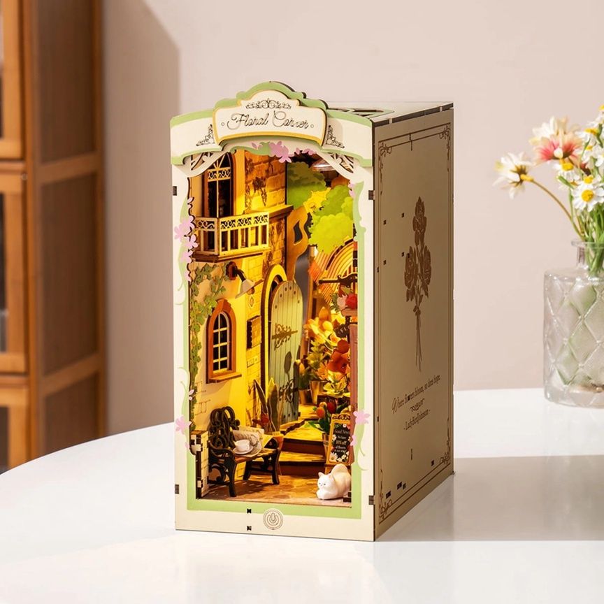 Rolife Book Nook Floral Corner TGB09