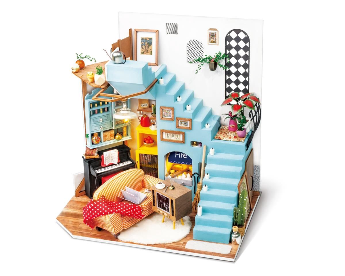 Rolife DIY Miniature House Joy's Peninsula Living Room DG141