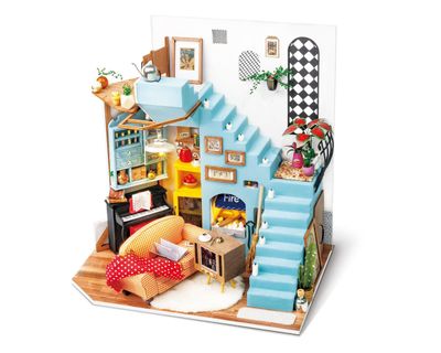 Rolife DIY Miniature House Joy's Peninsula Living Room DG141