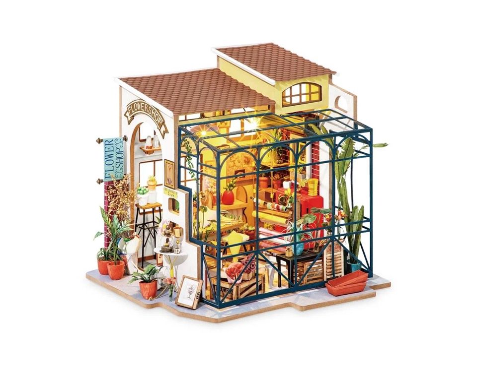 Rolife DIY Miniature House Emily's Flower Shop DG145
