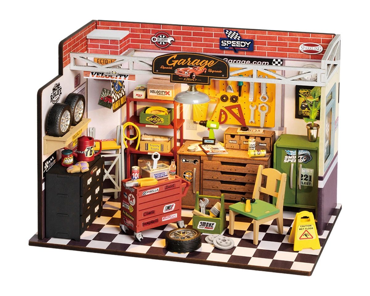 Rolife DIY Miniature House Garage Workshop DG165