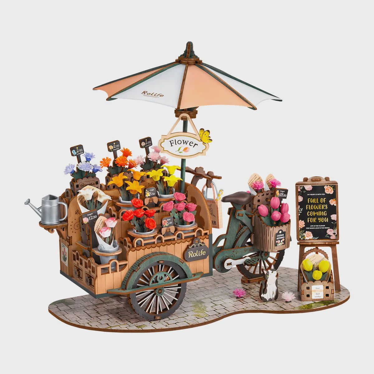 Rolife Creation Set Blossom Cart TGS03