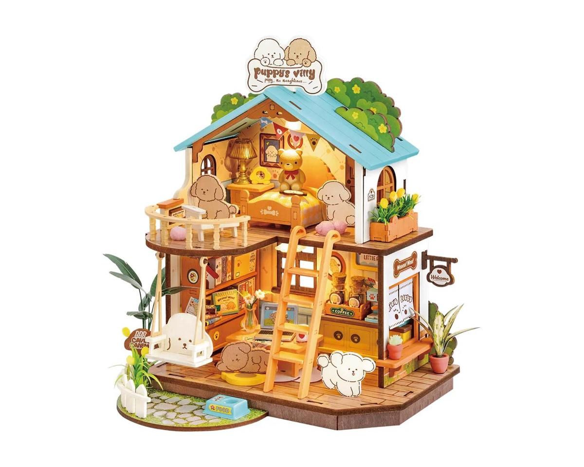 Rolife DIY Miniature House Puppy‘s Cozy Villa DG169