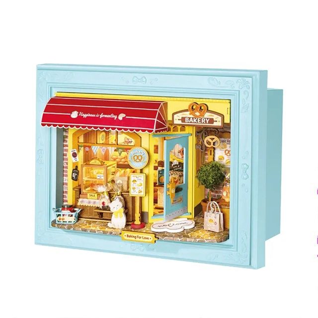 Rolife Story Frames Series Fluffy Cat Bakery DP001