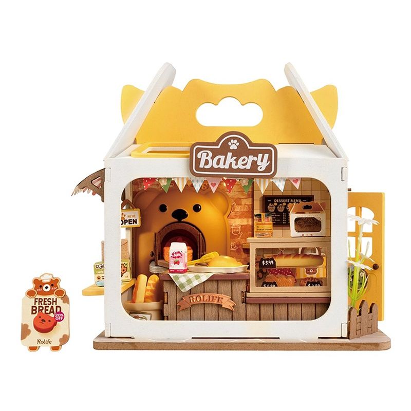 Rolife DIY Miniature House Teddy's Breadbox DS033