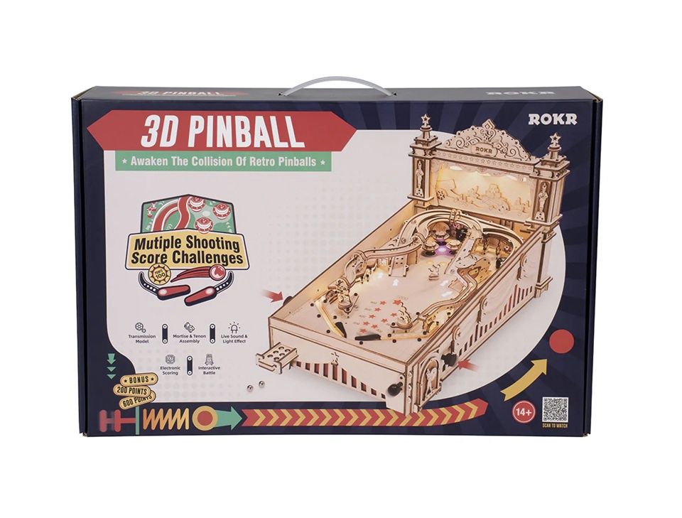 ROKR Amusing Table Game 3D Pinball EG01