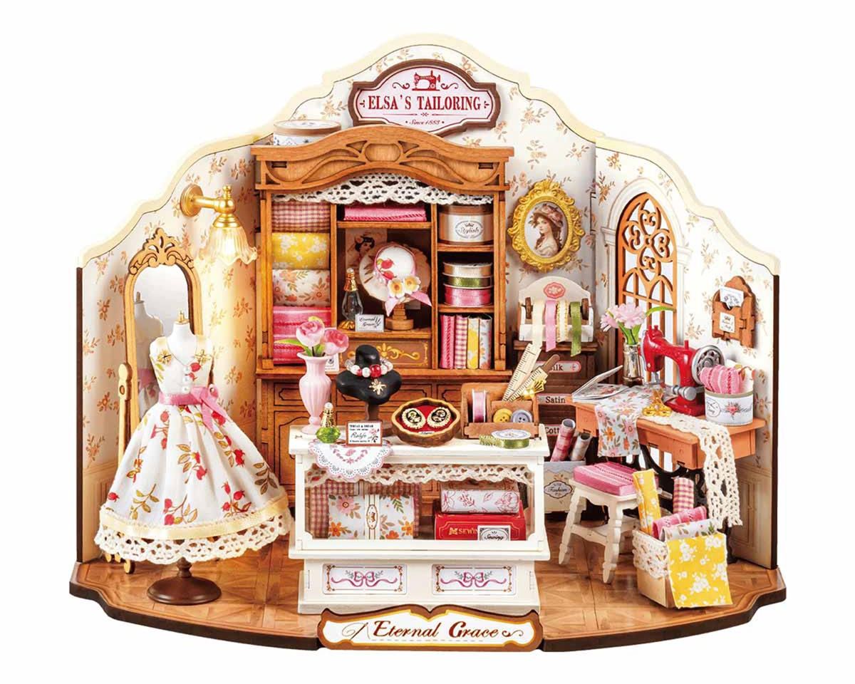 Rolife DIY Miniature House Elsa's Tailoring DG178