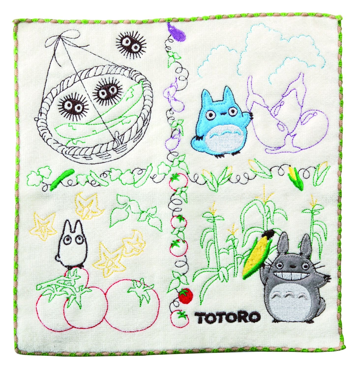 Marushin Towel Plentiful Vegetables "My Neighbor Totoro" 65758