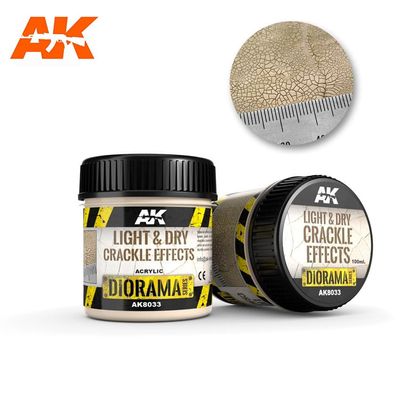 AK Interactive  Light &amp; Dry Crackle Effects - 100ml (Acrylic) 8033