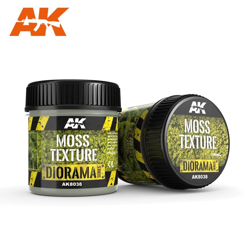 AK Interactive  Moss Texture - 100ml (Foam) 8038