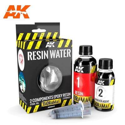 AK Interactive  Resin Water 2-Components Epoxy Resin - 375ml 8043