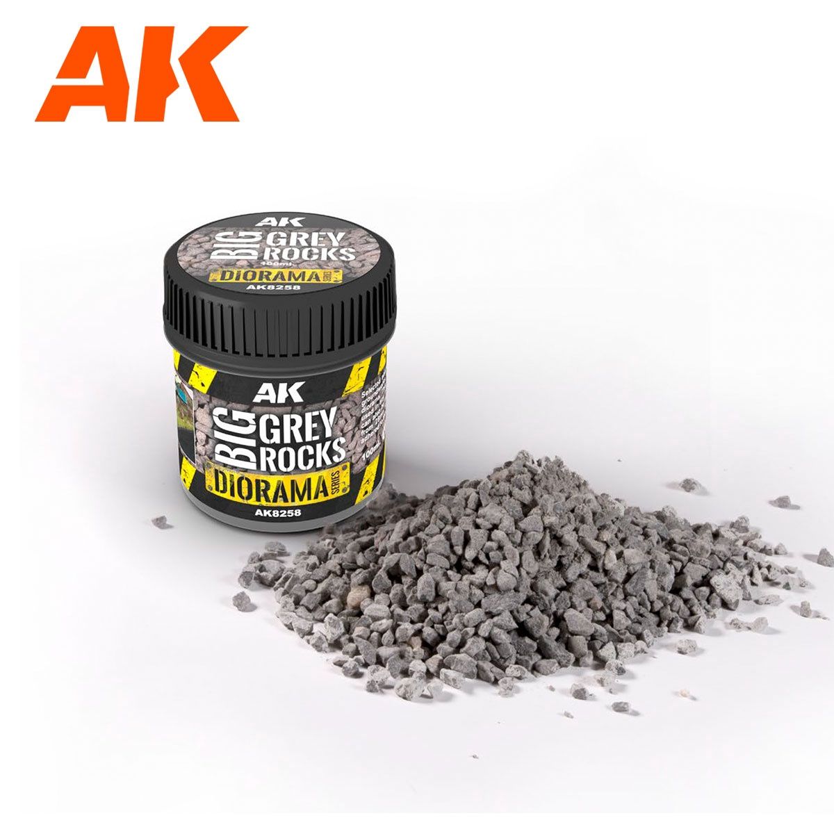 AK Interactive  1/35 Big Grey Rocks / Small Railroad Ballast 8258