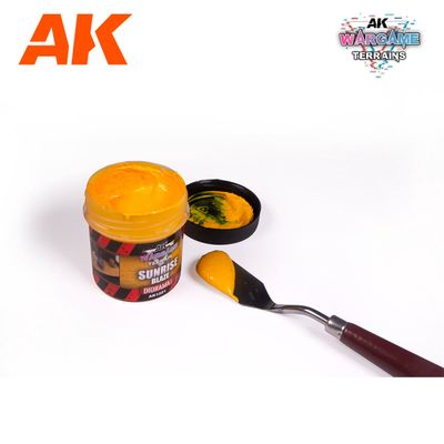 AK Interactive  Wargame Battle Ground Terrains Sunrise Blaze - 100ml (Acrylic) 1221