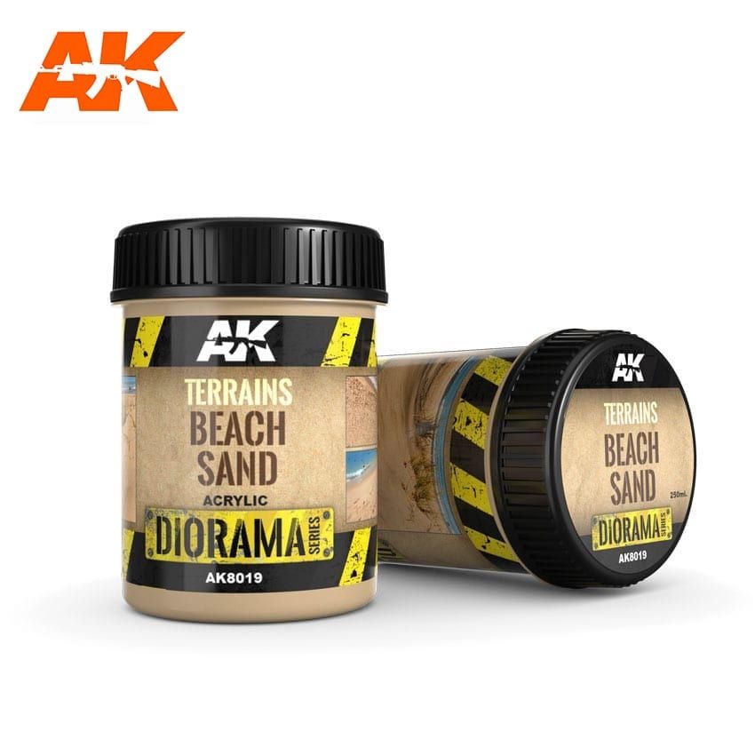 AK Interactive  Terrains Beach Sand - 250ml (Acrylic) 8019