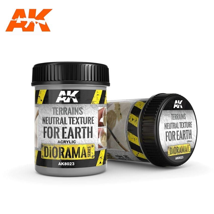 AK Interactive  Terrains Neutral Texture - 250ml (Acrylic) 8023