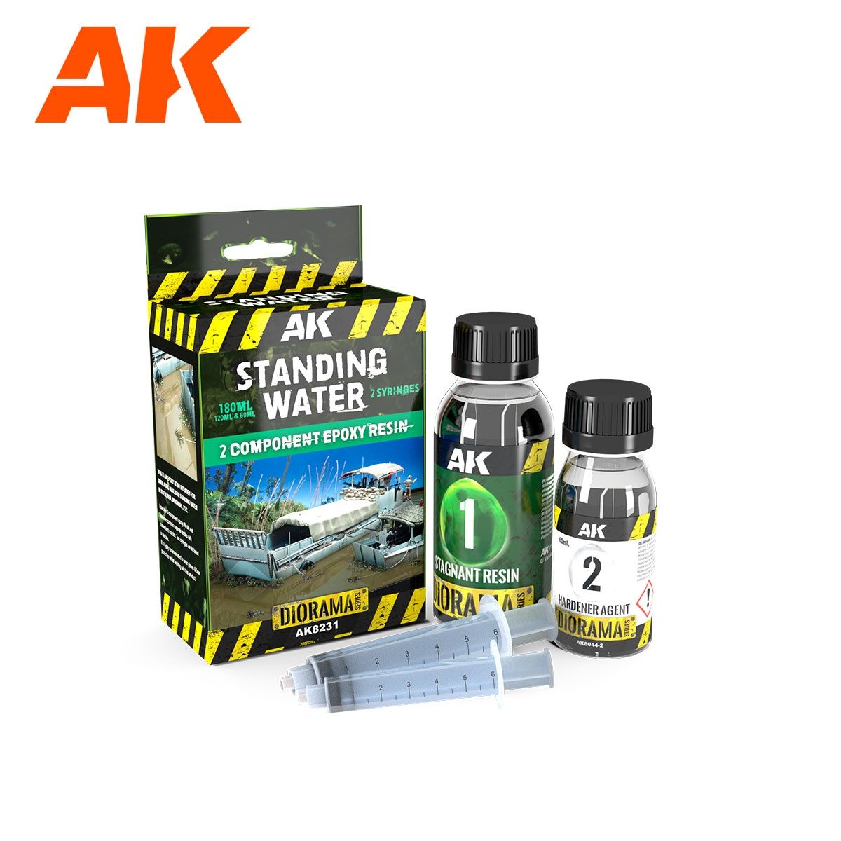AK Interactive  Resin Stagnant Water Components Epoxy Resin 180ml 8231