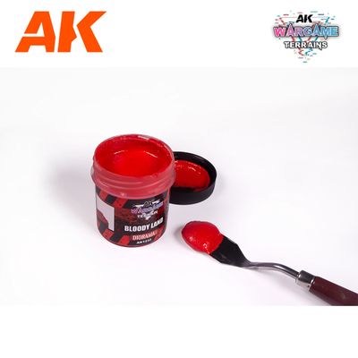 AK Interactive  Wargame Battle Ground Terrains Bloody Land - 100ml (Acrylic) 1232