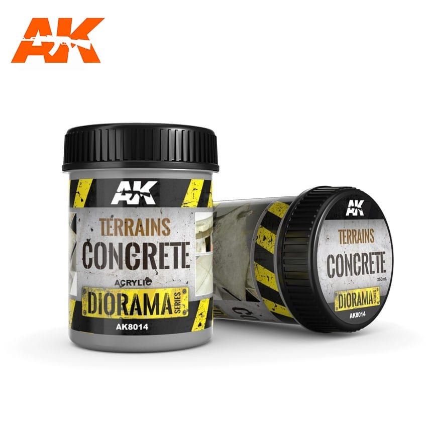 AK Interactive  Terrains Concrete - 250ml (Acrylic) 8014