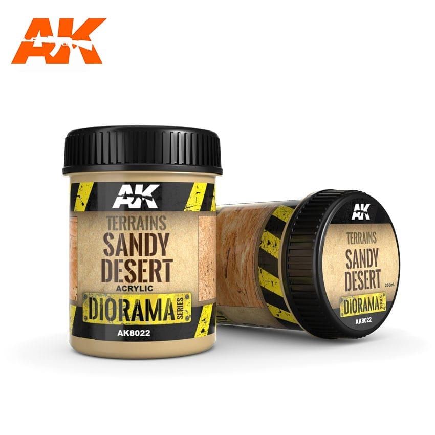 AK Interactive  Terrains Sandy Desert - 250ml (Acrylic) 8022