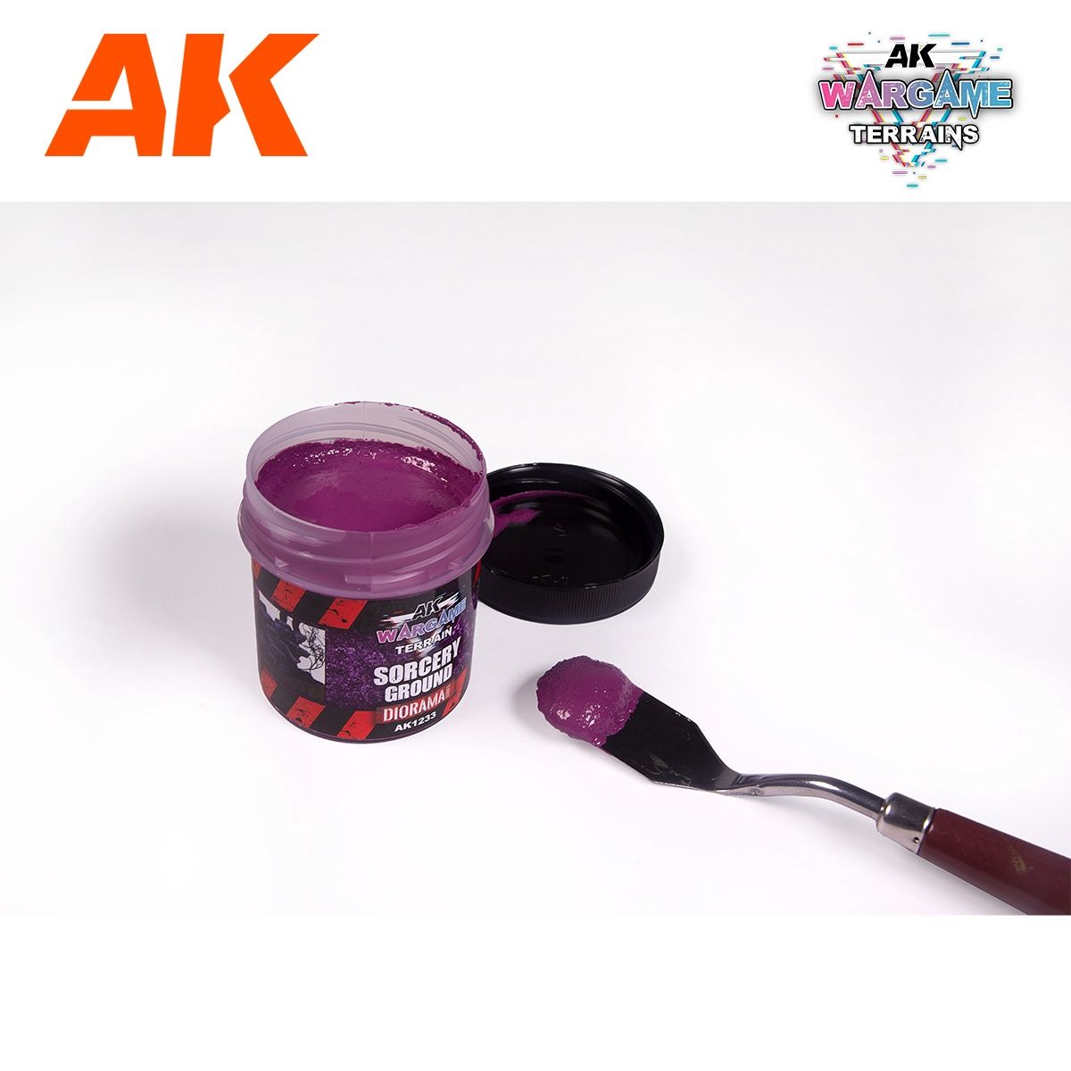 AK Interactive  Wargame Battle Ground Terrains Sorcery Ground - 100ml (Acrylic) 1233