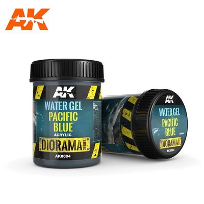 AK Interactive  Water Gel Pacific Blue - 250ml (Acrylic) 8004